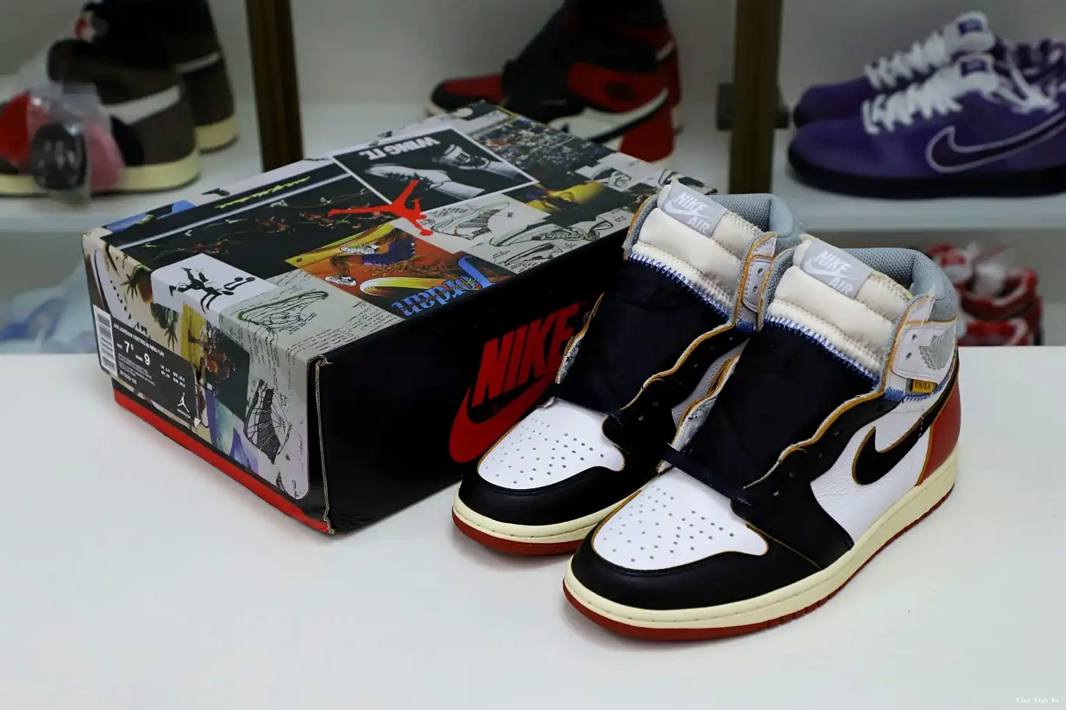 Kimikick HIGH RETRO X JORDAN 1 NRG UNION AIR LA 0803